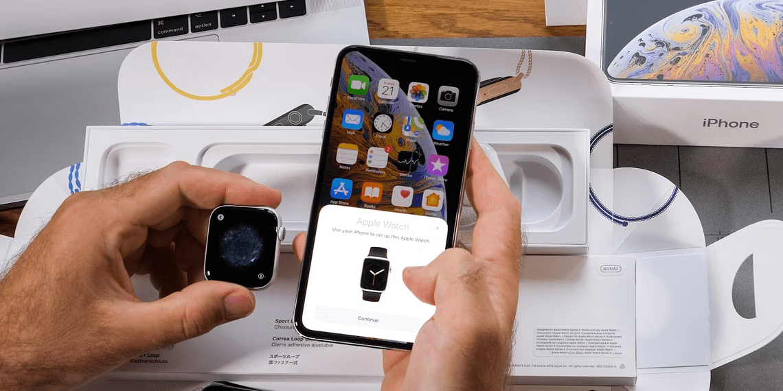 Pairing the Apple Watch with an iPhone