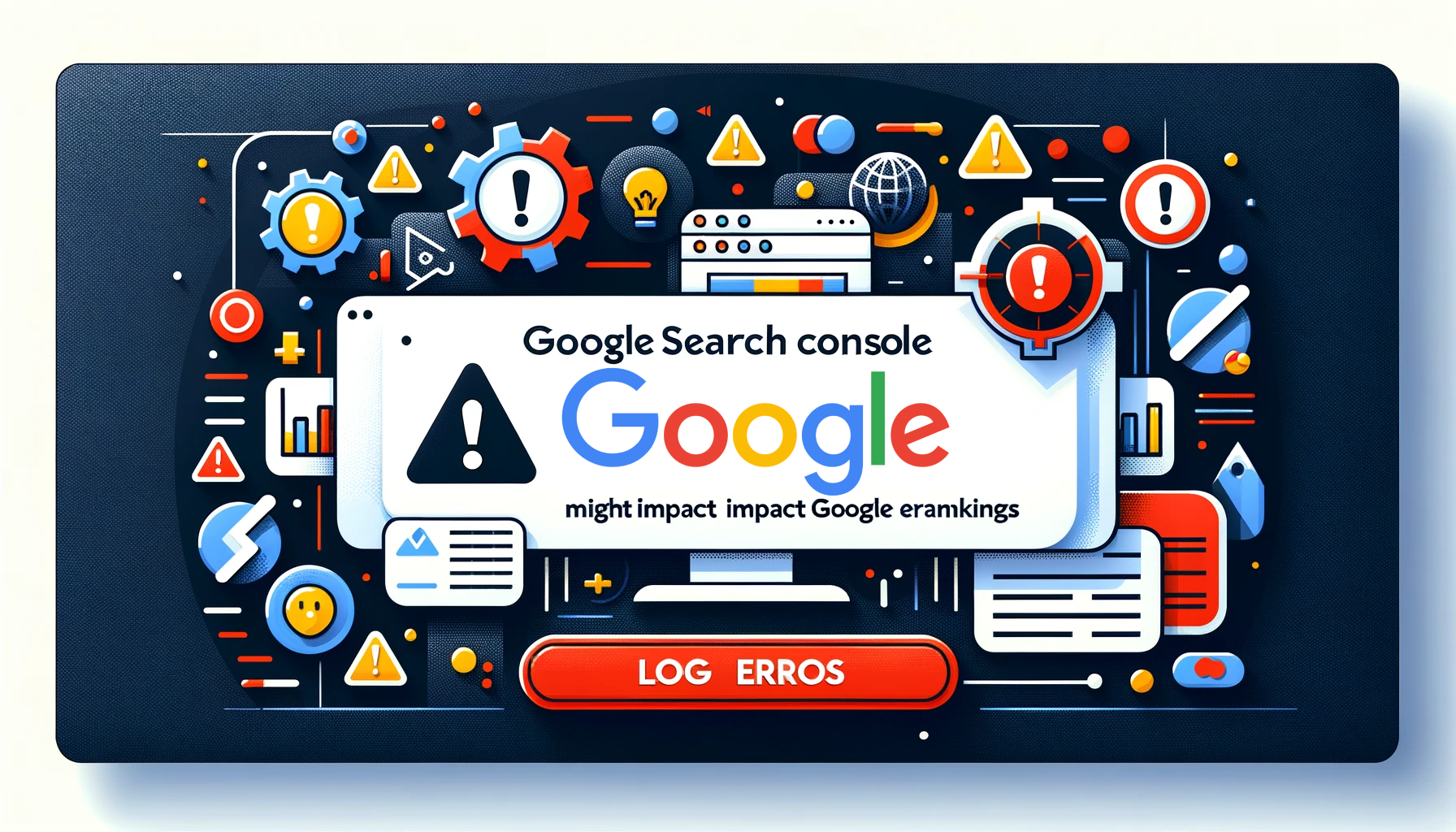 Google Search Console' confirming 'log errors' that might impact Google search rankings