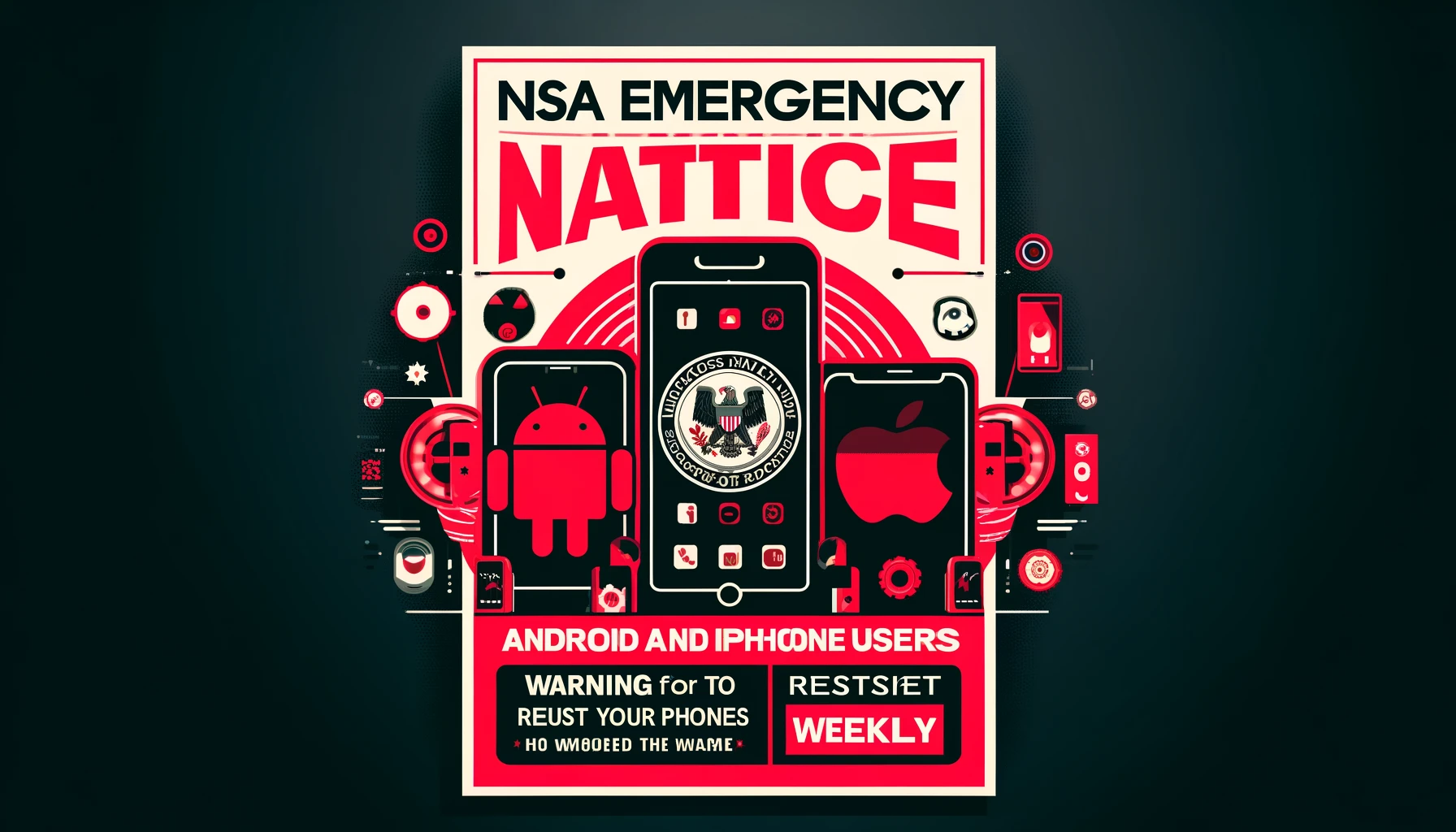 NSA Emergency Notice - Warning for Android and iPhone Users to Restart Their Phones Weekly