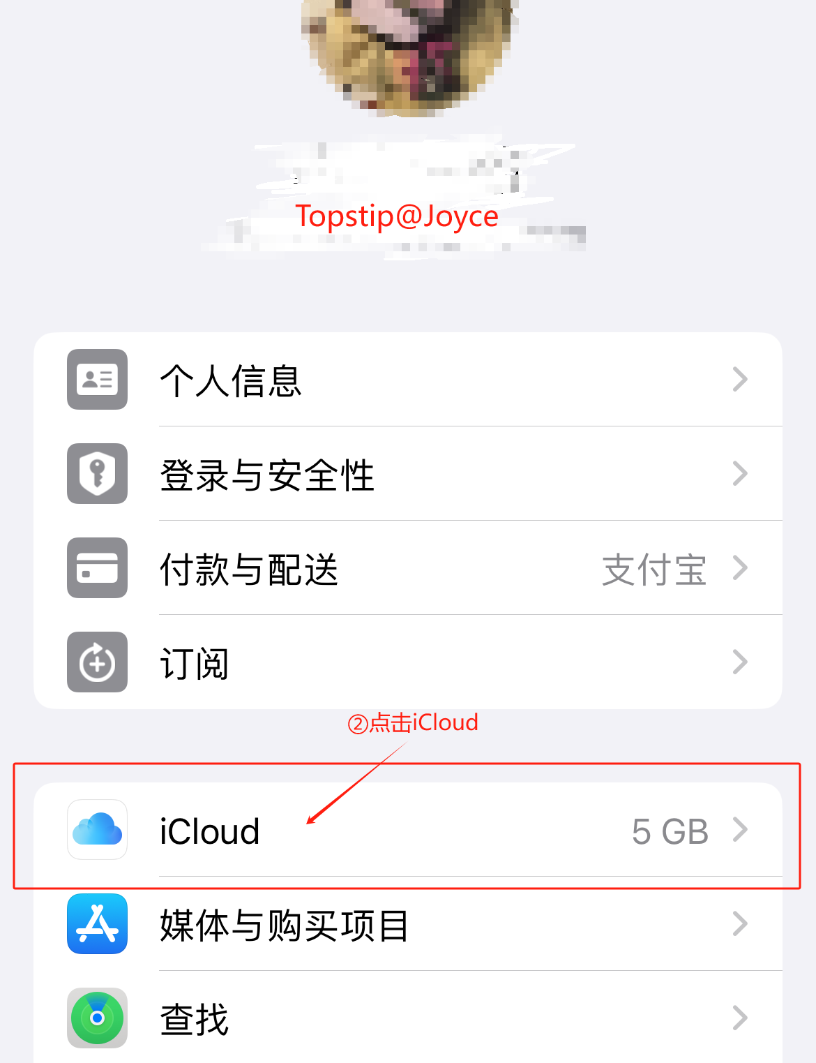 如何找到 iCloud 入口