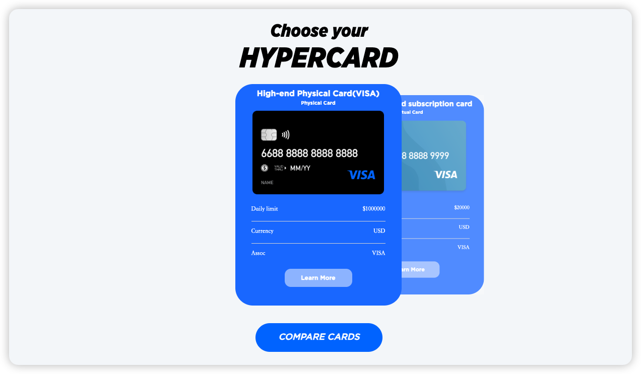 HyperPay 虚拟信用卡