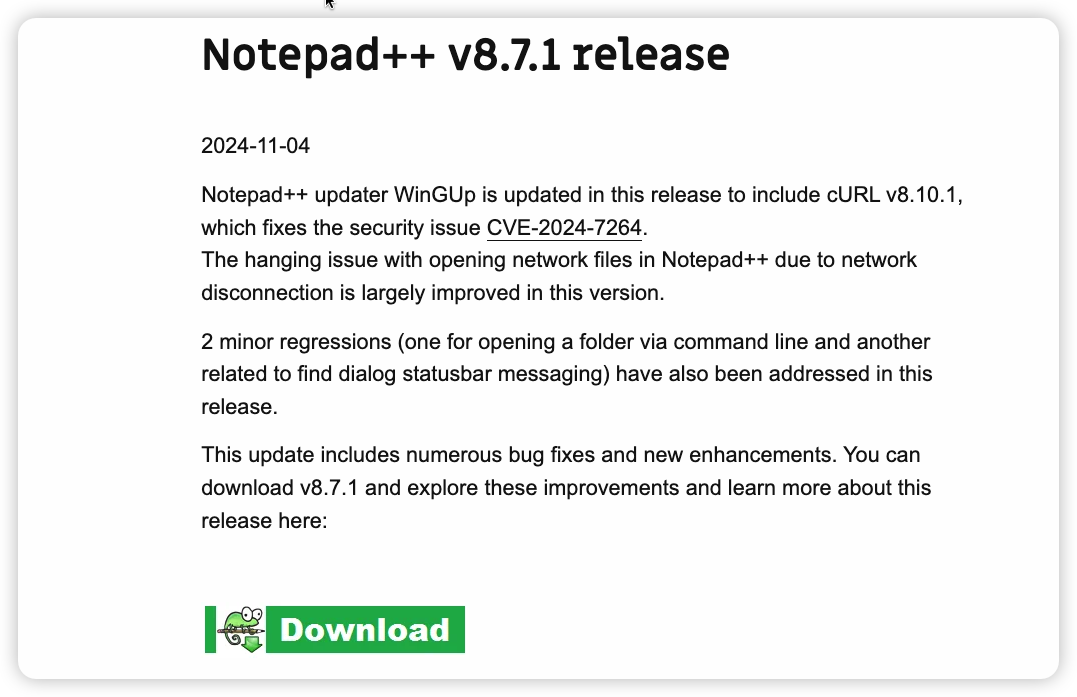 Notepad++ 最新版（V8.7.1）免费在线下载