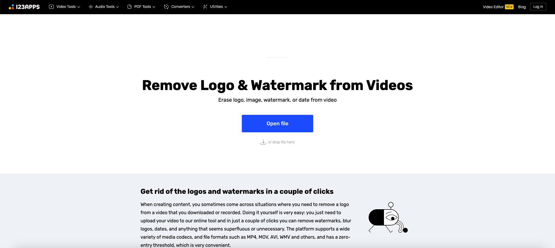 123APPS - Remove Logo & Watermark from Videos