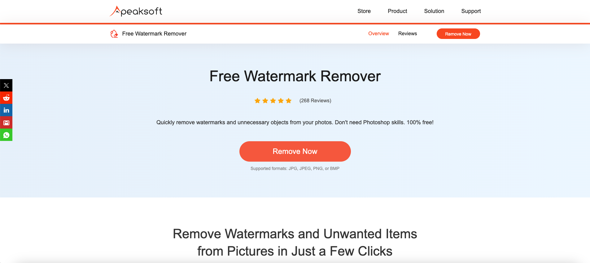 Apeaksoft Free Watermark Remover