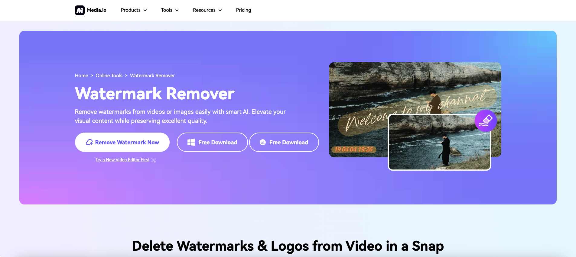 Media.io - Watermark Remover