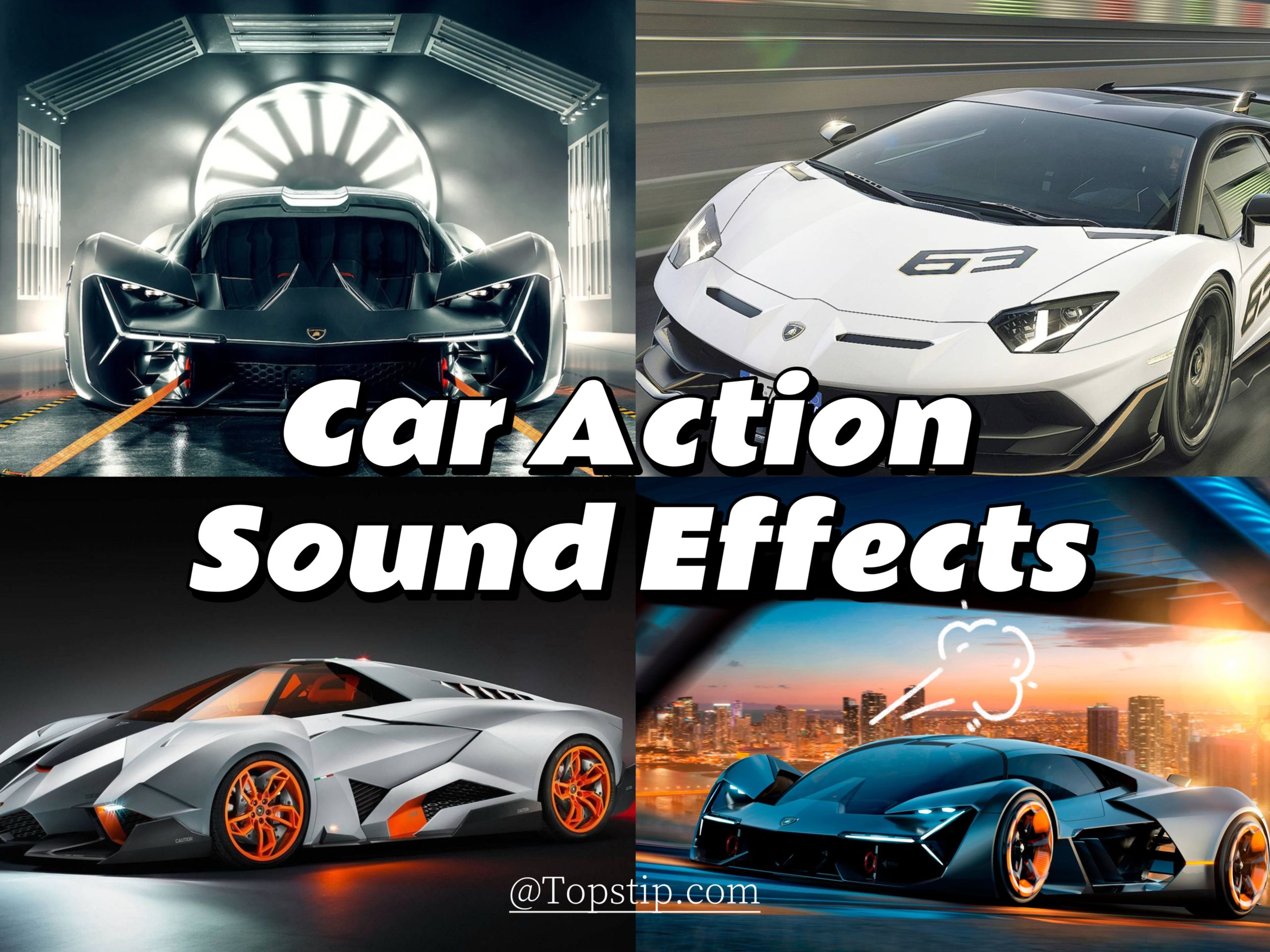 Car Accelerating Sound Effect 汽车声音音效音频下载 – 各种动作声音素材 免费下载