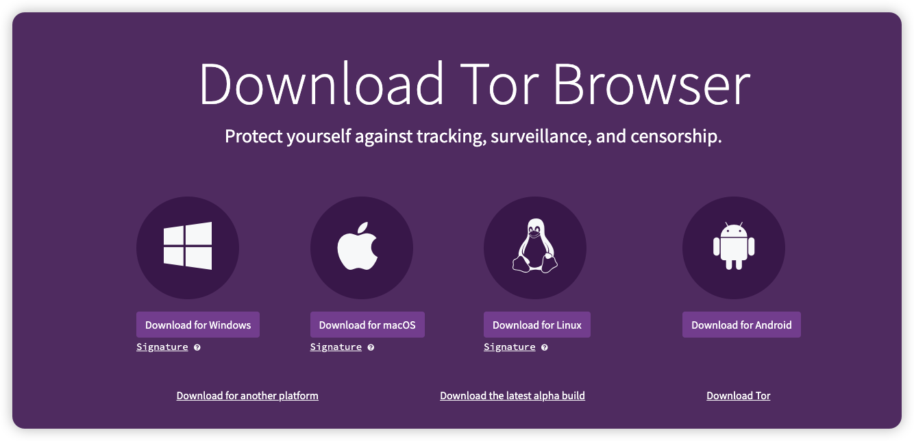 Tor Browser浏览器下载