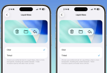 如何关闭苹果 iOS 26 版本中的 液体透明玻璃效果|TopsTip