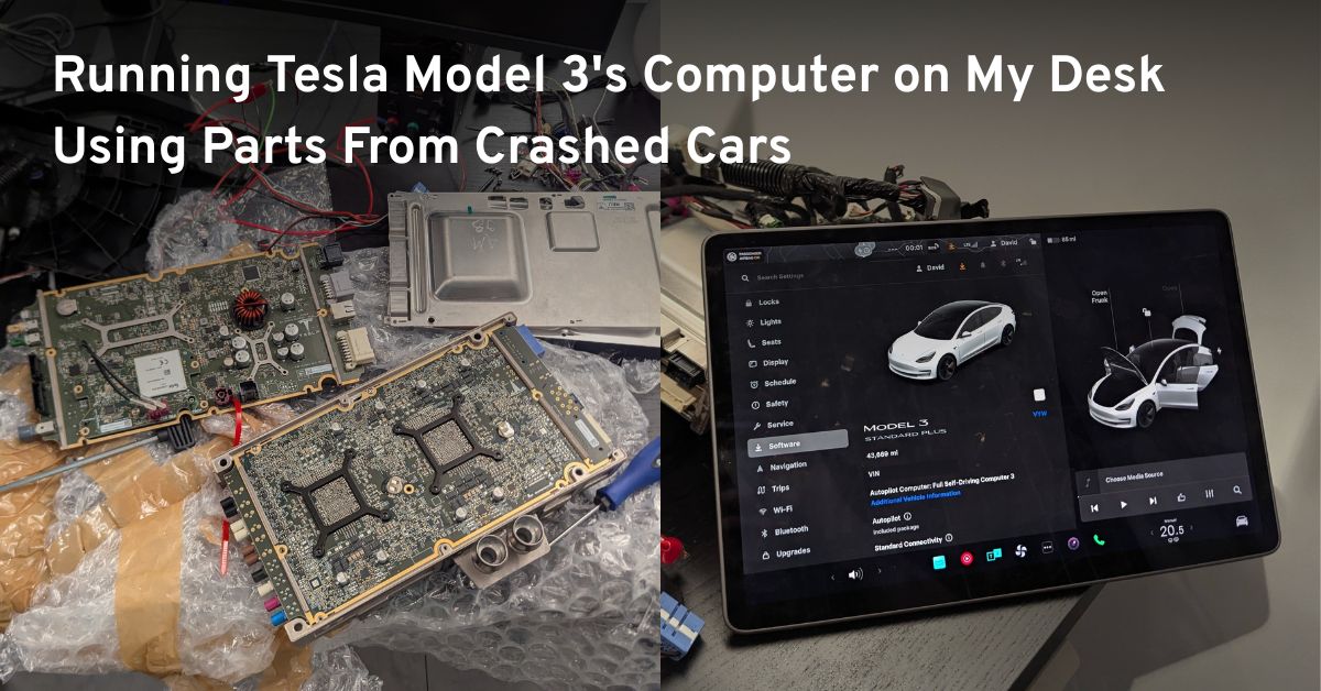 特斯拉 Model 3 的车载电脑竟然能放在桌面上运行！｜TopsTip